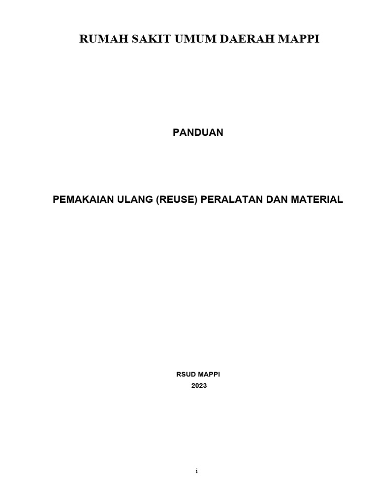 Panduan RE USE | PDF
