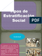 Sociedad y Cultura Estratificación Social
