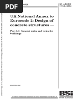 National Annex To BS en 1992-1-1 (2004)