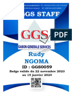 Ggs Staff: Rudy Ngoma