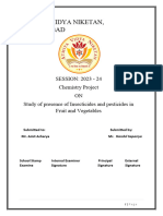 Chemistry Pesticides and Insecticides