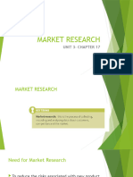 Chapter 17 - Market Research