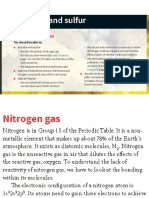 Nitrogen and Sulphur
