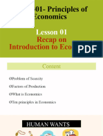 Lesson 01 - Introduction To Economics (2) - Compressed