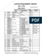 Haitian Plastics Machinery Group CO., LTD.: Spare Parts