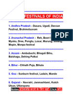 List of Festivals of India