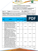 Analisis de Costo