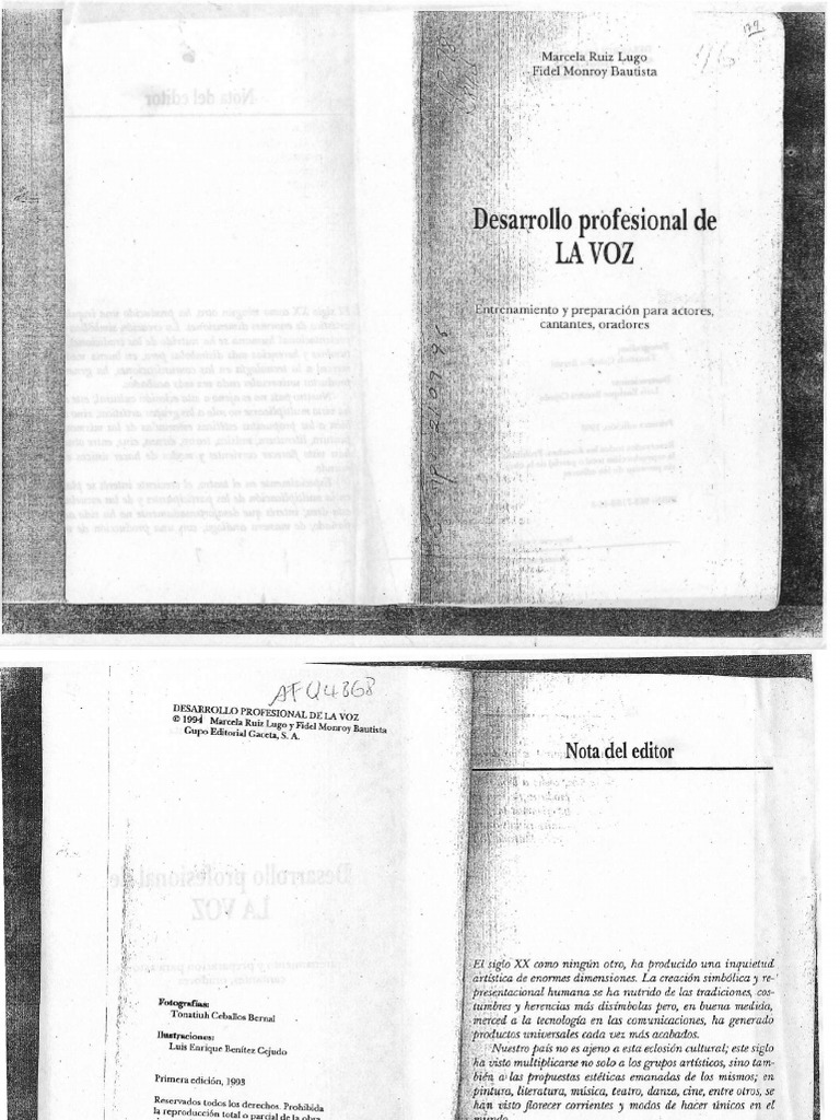 Desarrollo Profesional de La Voz PARTE I | PDF | Entretenimiento | Las ...