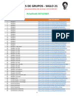 Links de Grupos de Siglo21 - Noviembre de 2023 Actualizado!