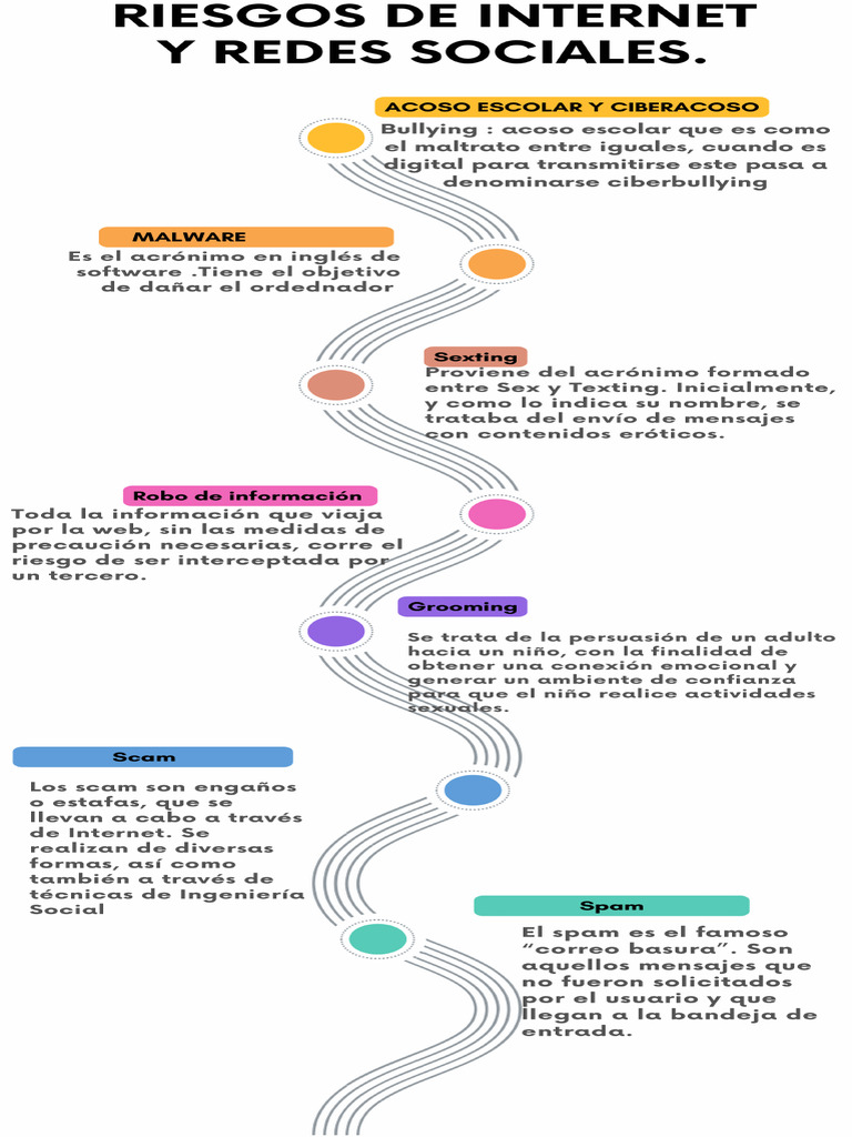 Riesgos de Internet y Redes Sociales. | PDF