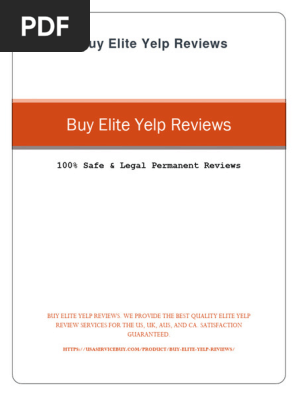 Buy Elite Yelp Reviews