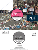 Organizaciones de La Sociedad Civil en México. Retos, Perspectivas y Desarollo Social. Curso 1