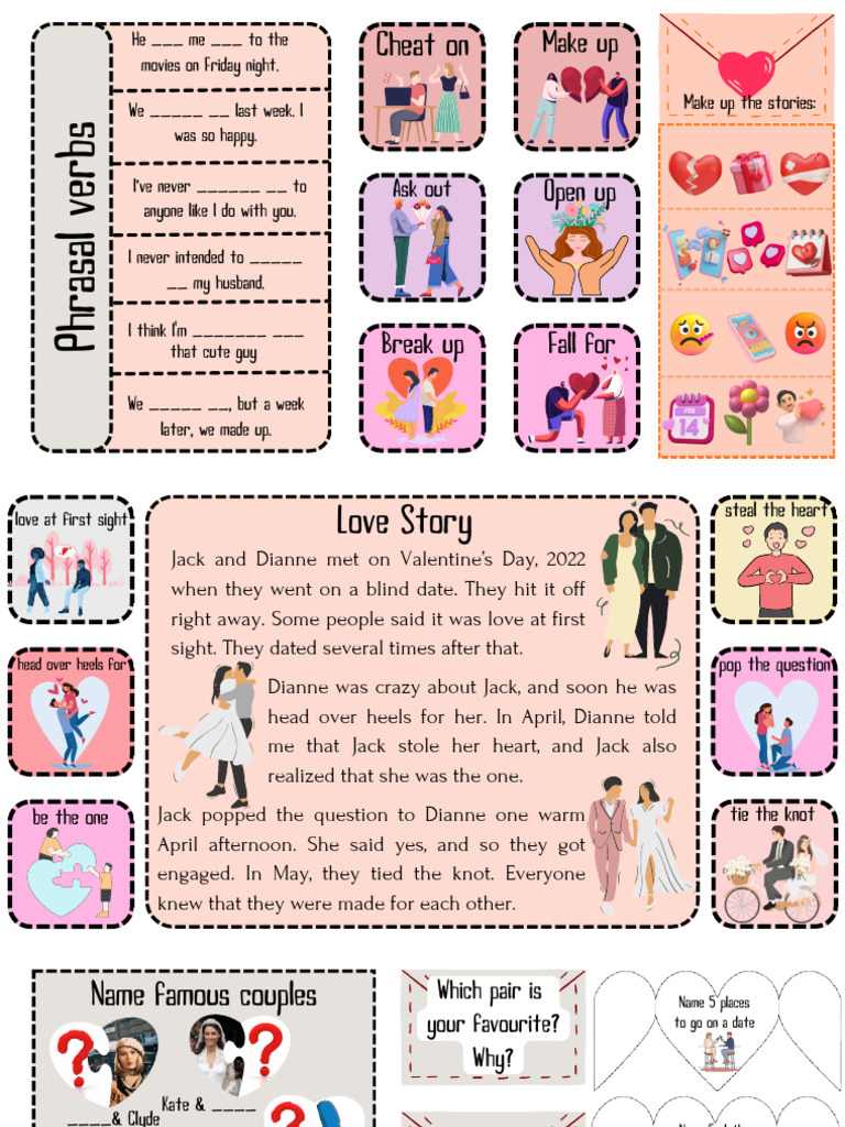 St Valentine S Day Interactive Templates For Wb Pdf