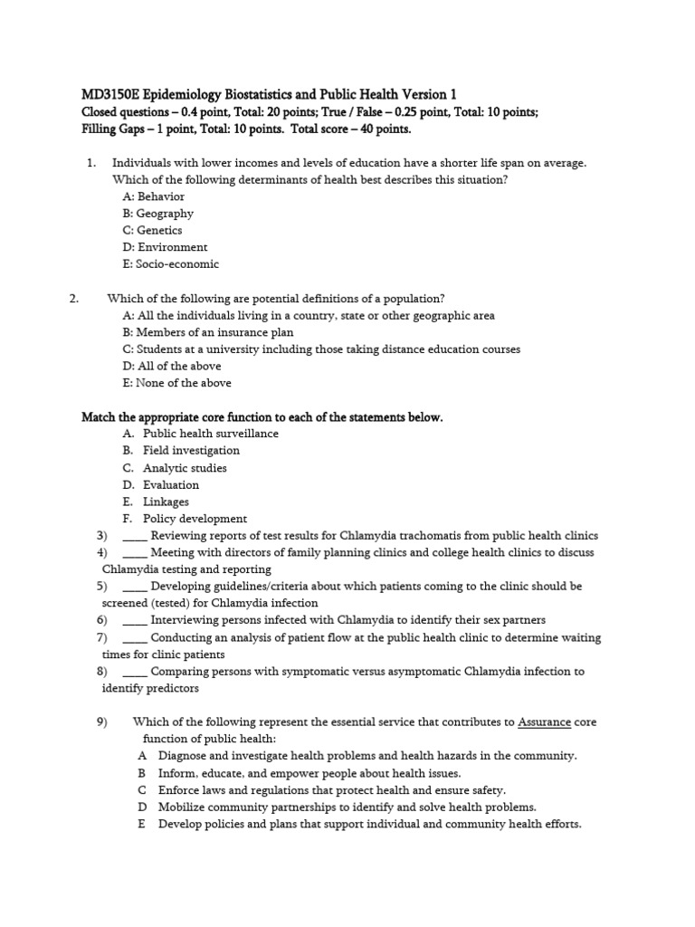 MD3150E Epidemiology Biostatistics 4 PDF PDF Cohort Study Hepatitis