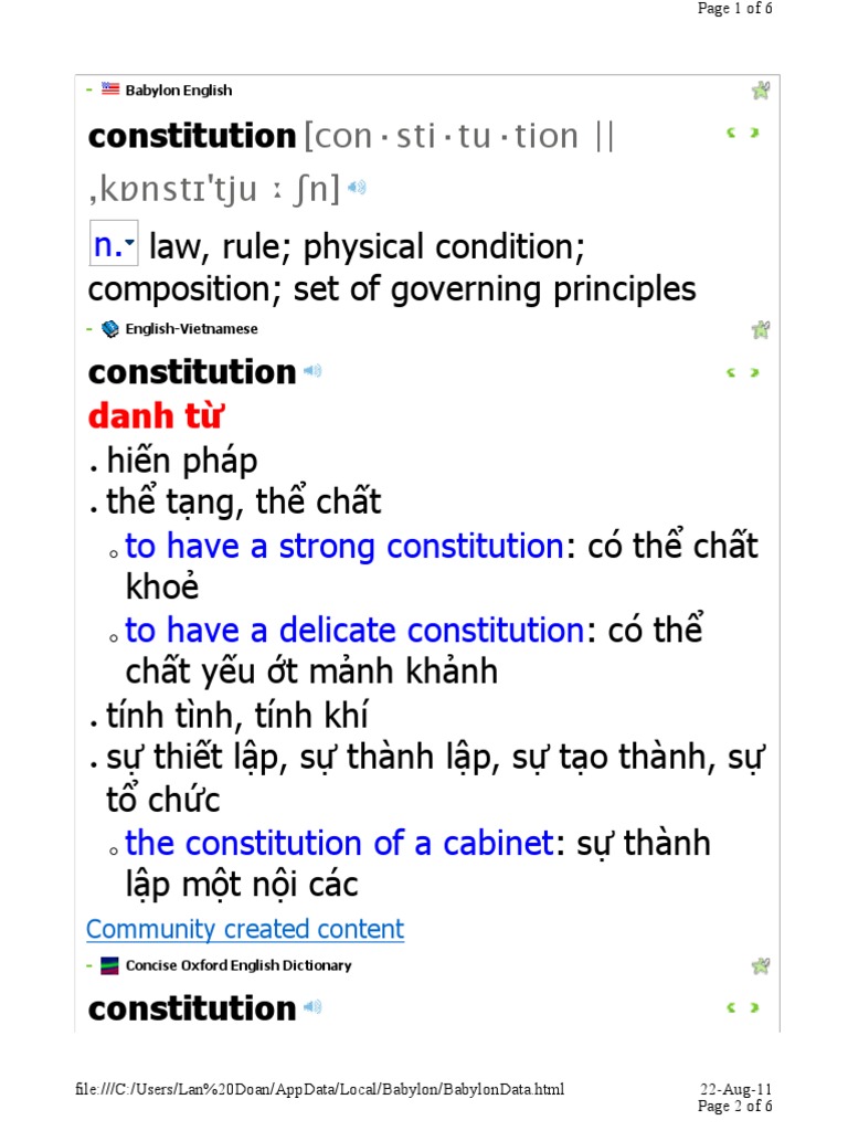 Understanding Delicate Constitutions | PDF | Wikipedia | Constitution