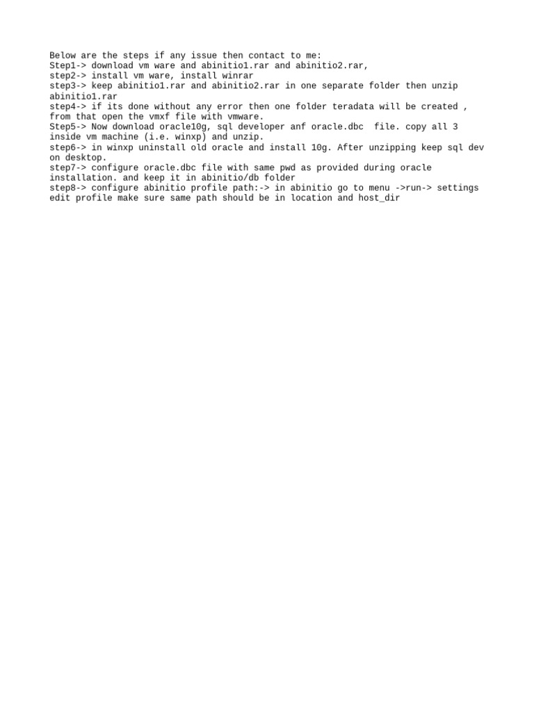 Ab Initio Installation Guide | PDF