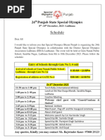 24th Pb. State Games - Schedule (2) Final