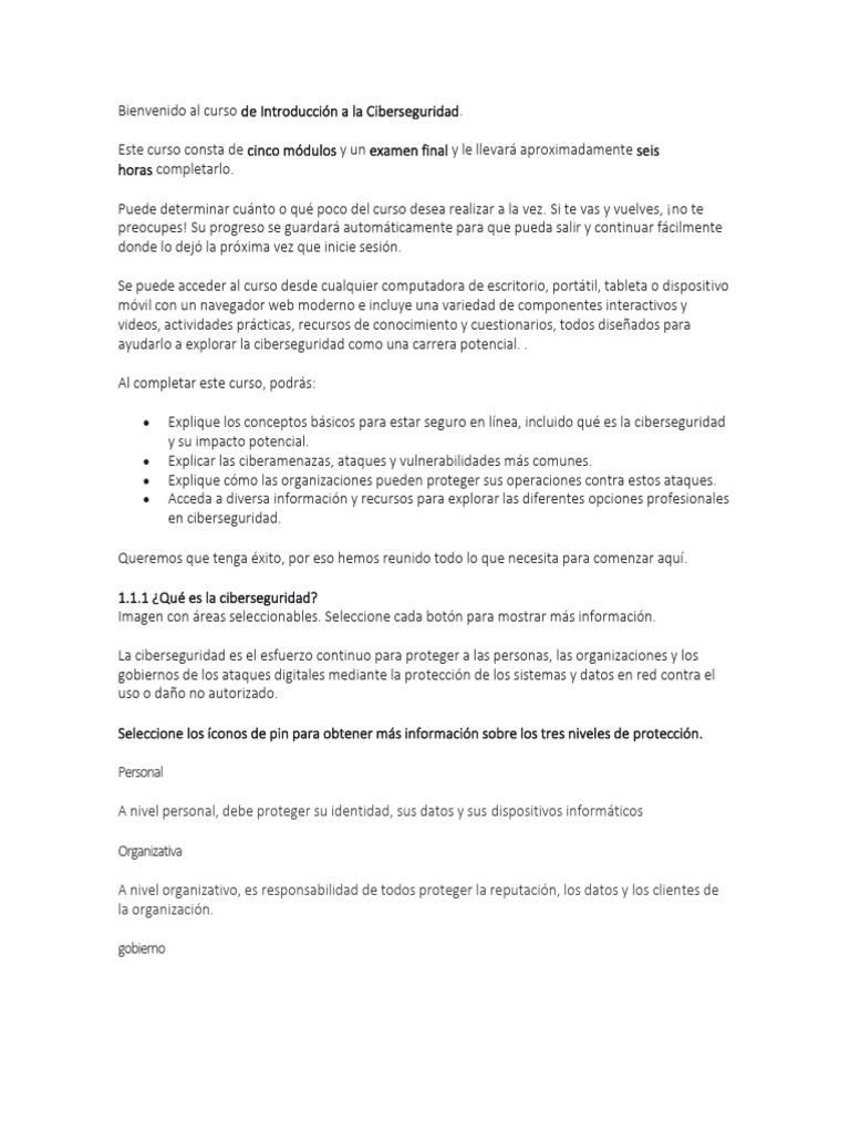 Curso Introduccion A Ciberseguridad Augusto Pdf Malware Virus De