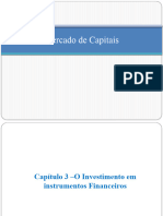 Cap. 3 - O Investimento em Instrumentos Financeiros