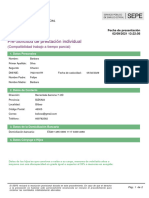 Pre-Solicitud de Prestación Individual: (Compatibilidad Trabajo A Tiempo Parcial)