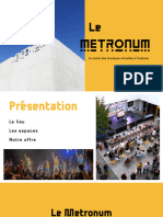 2022 - Le Metronum - Lieu Culturel Évènementiel - Offres