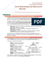 Dossier D'AMM Résumé Alger