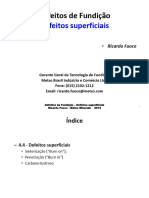 Defeitos de Fundição - 6 - Defeitos Superficiais - Cintec 2014 - TOP
