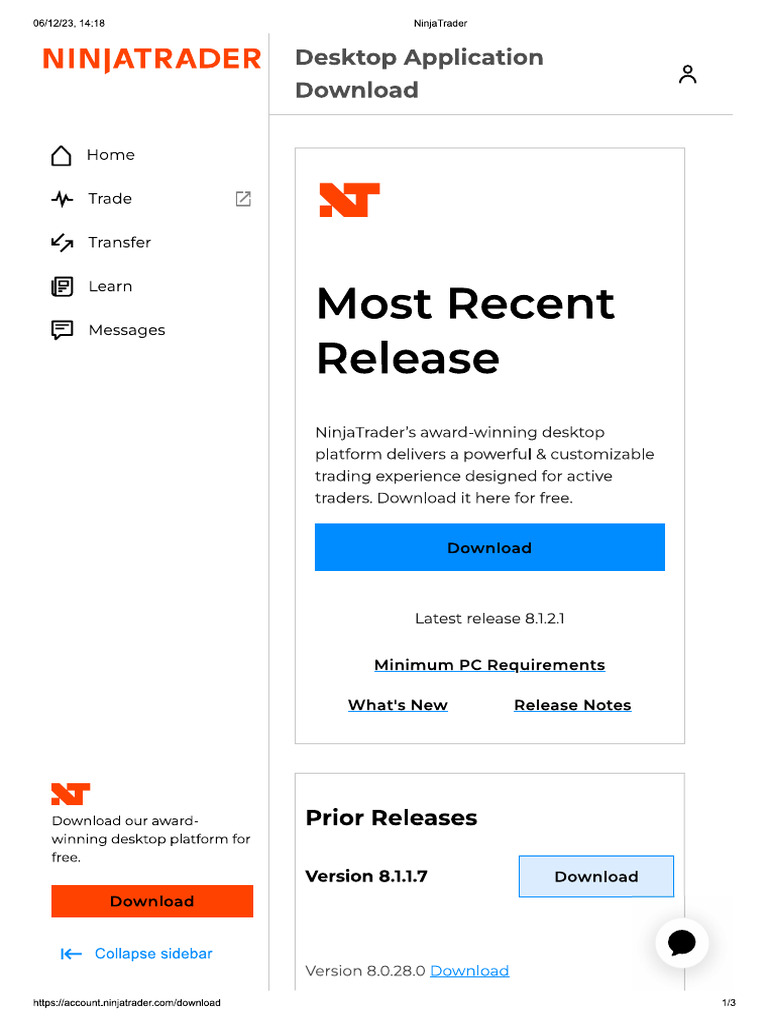 Desktop Application Download | PDF
