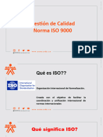 Gestión de Calidad Norma ISO