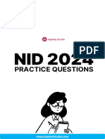 NID Questions 2023-24