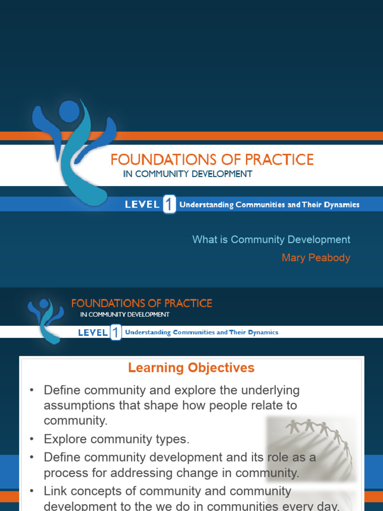 Community Development Training Overview | PDF | Community | Experience
