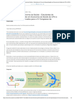 17° Newsletter de Economia Da Saúde - Estudantes Do Curso de Especialização em Economia Da Saúde Da UFG e MS Têm Trabalhos Aprovados para o IV Congresso Da Rebrats - BVS Economia Da Saúde