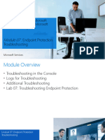 Device Protection With Microsoft Endpoint Manager and Microsoft Defender For Endpoint - Module 07 - Endpoint Protection Troubleshooting