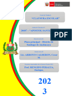 PLAN de CLAUSURA ESCOLAR 2023