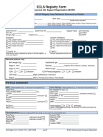 Önemli ECLS Registry Form