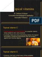 12 Topical Vitamins