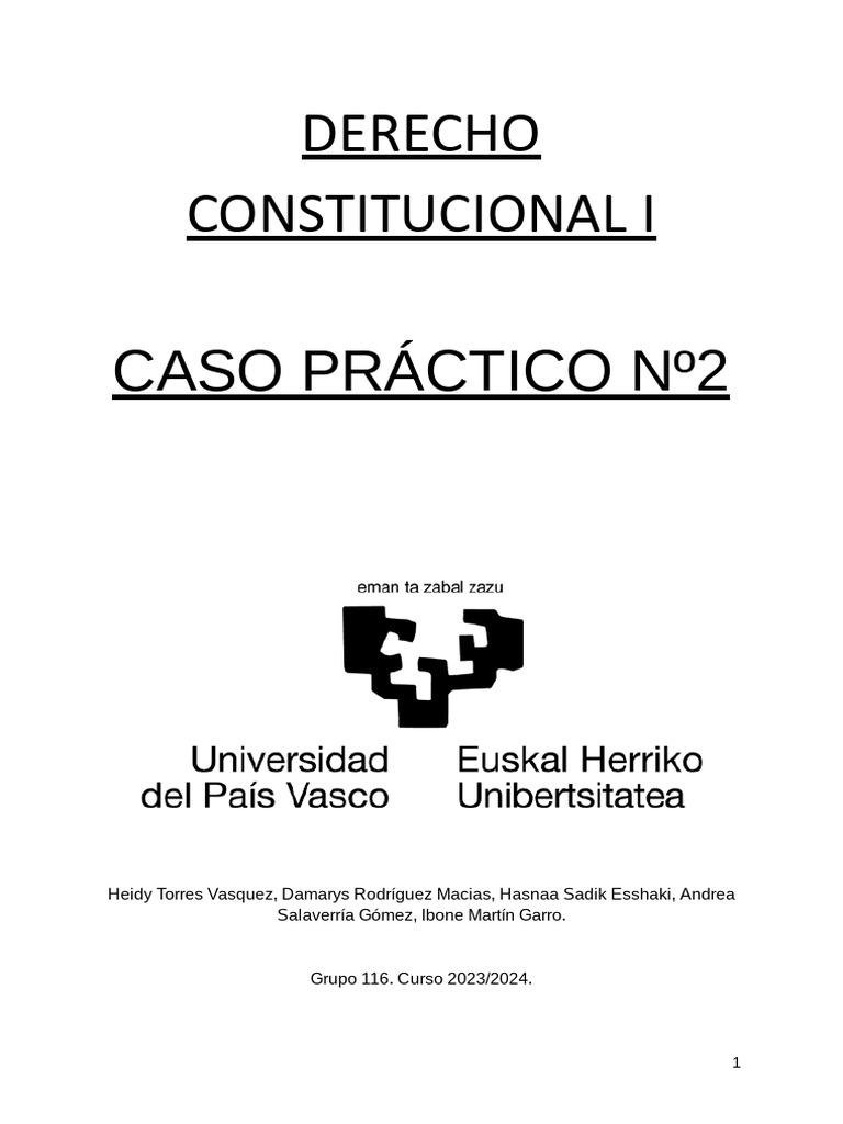 Práctica 2 Comparación Constitución Alemana Española Documentos
