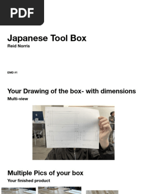 reid norris - japananese tool box eval