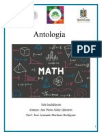 Antologia Matematicas