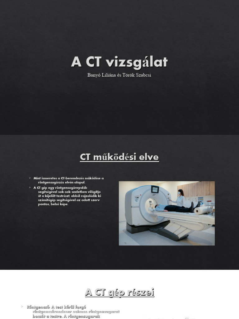 A CT Vizsgálat | PDF