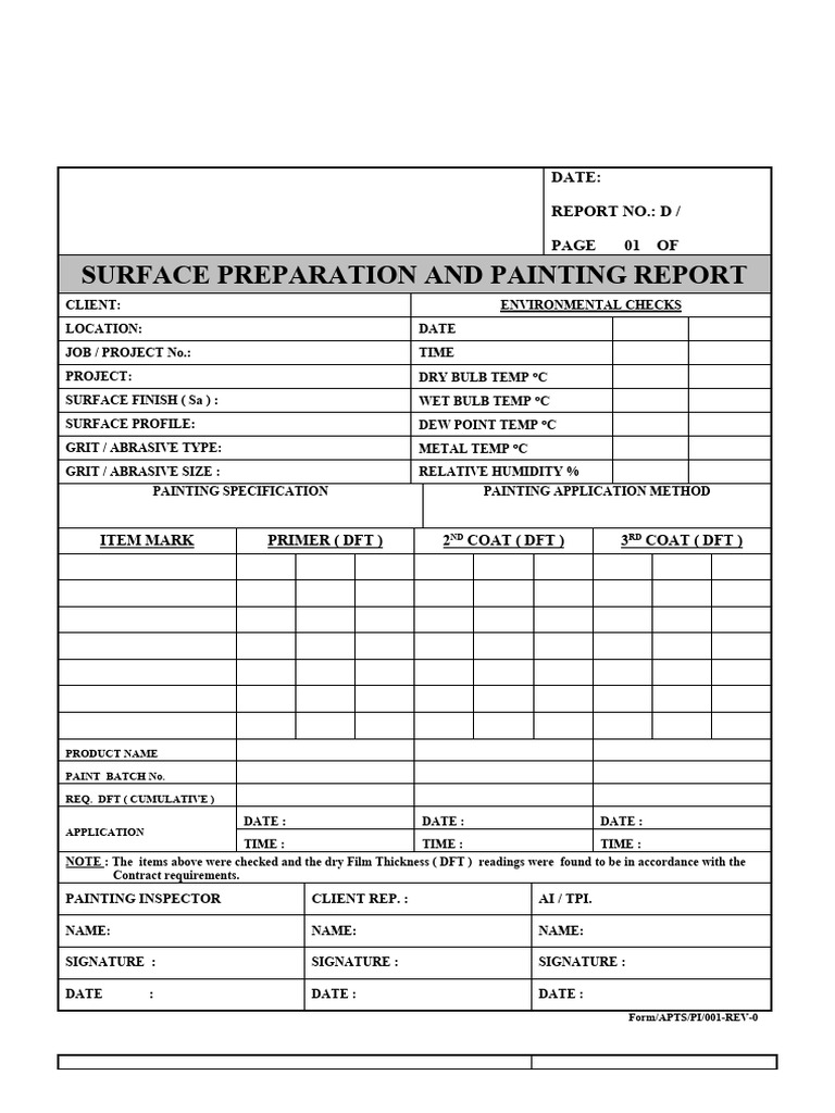 3.painting Inspection | PDF | Building Materials | Crafts