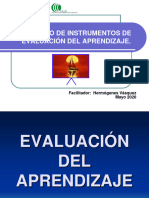 05.05 Presentación Diseño de Instrumentos de Evaluación Del Aprendizaje