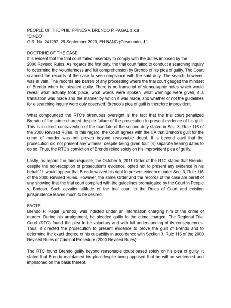 G r no 241257 case digest pdf plea reasonable doubt