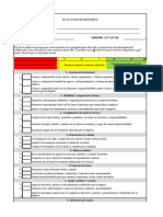 Evaluacion de Desempeño