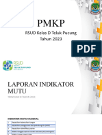 Laporan Indikator Mutu & FOCUS PDCA PMKP RSUD Kelas D Teluk Pucung