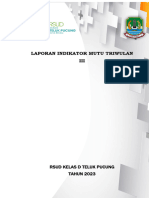 Laporan Indikator Mutu Triwulan 3 2023 Rsud TP 1