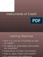 Instruments of Credit