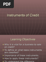 Instruments of Credit