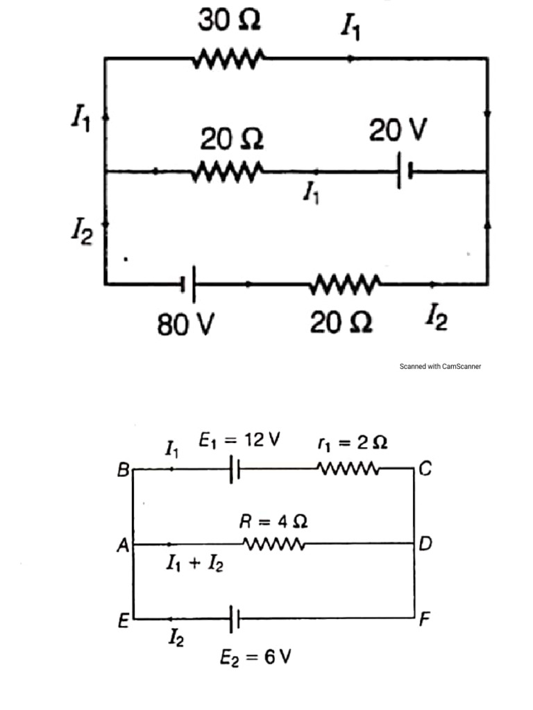 Practice Sheet Of Kvl And Kcl Pdf