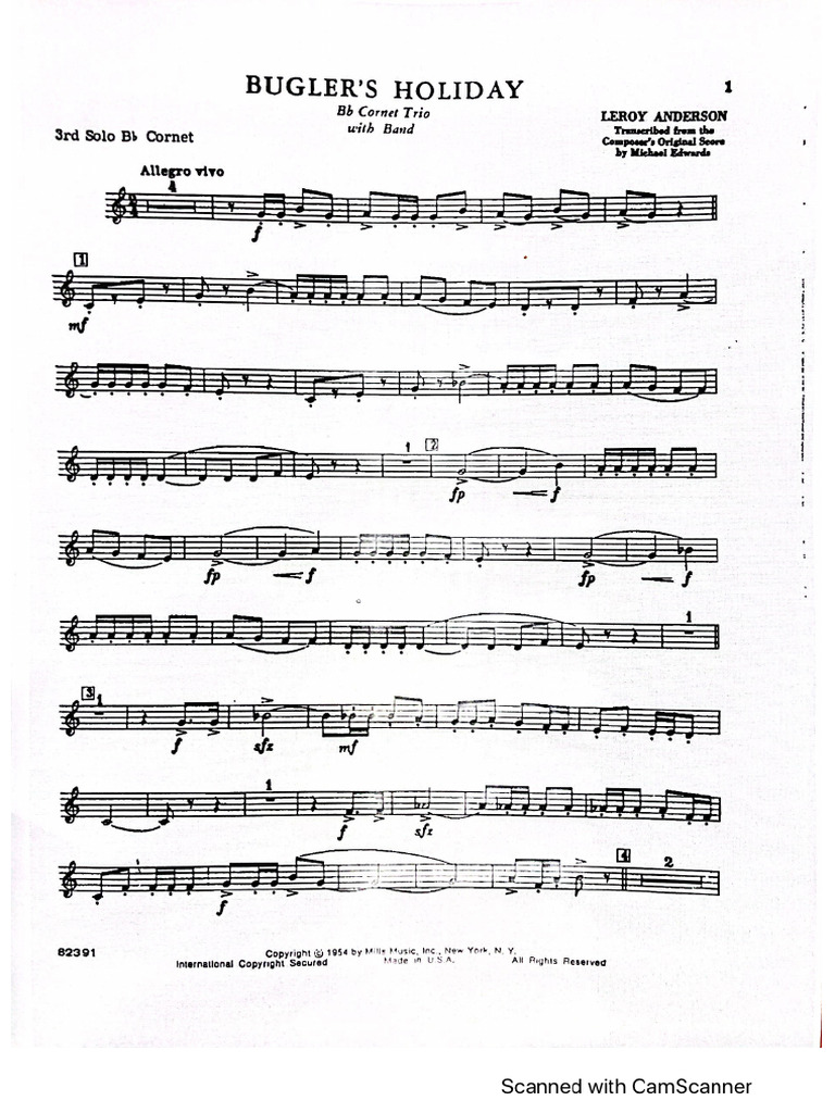 Bugler's Holiday Solo 3 PDF